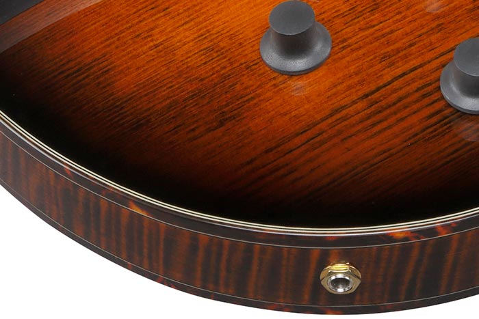 Solid Spruce top / Flamed Maple back and sides