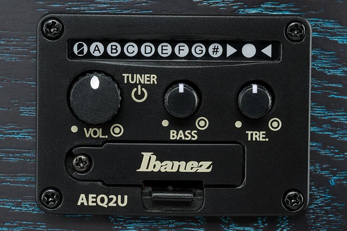 Ibanez AEQ-2U preamp w/Onboard tuner