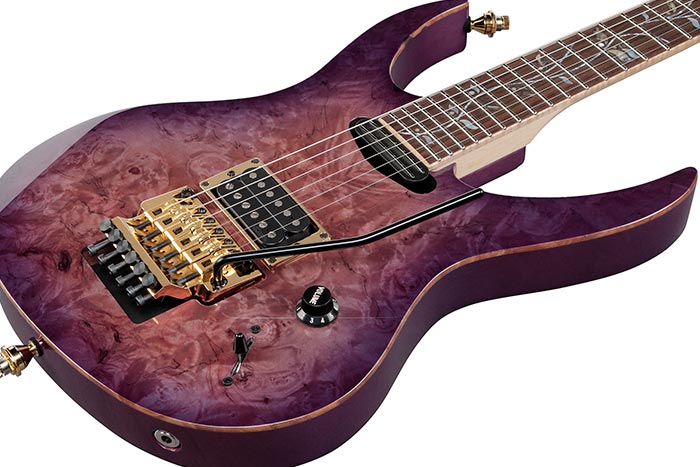 Burl Maple (4mm) top / African Mahogany body