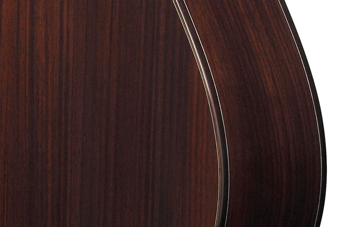 玫瑰木背板和侧板