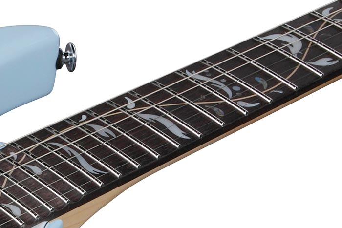 Rosewood fretboard