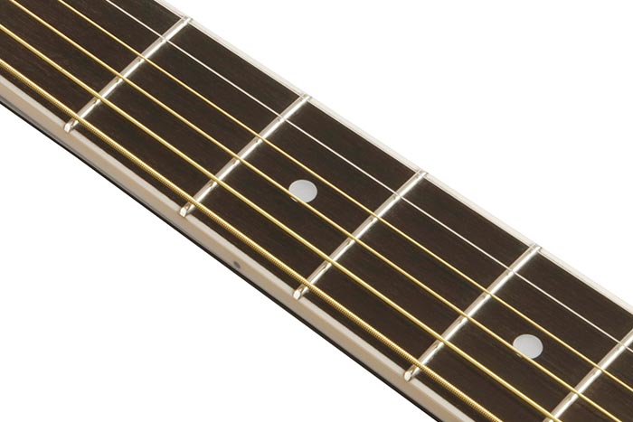 Purpleheart fretboard