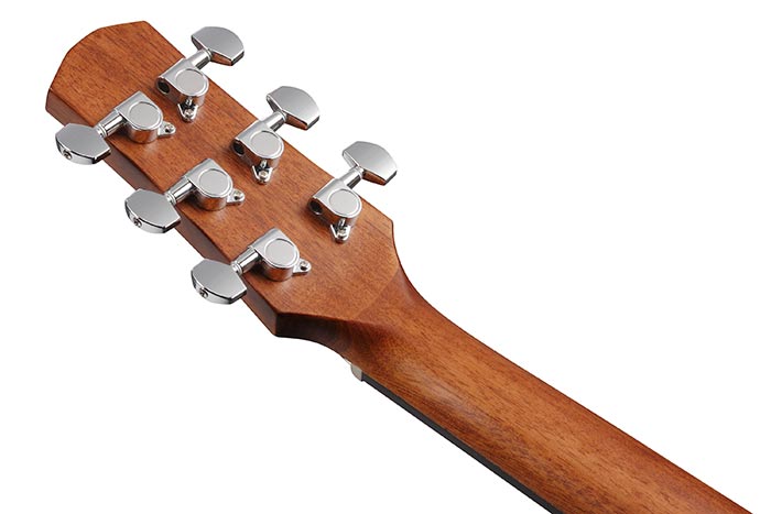 Back of the AAD50-LG's headstock