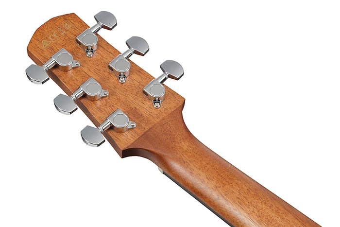 Back of the AAD54E-OMH's headstock