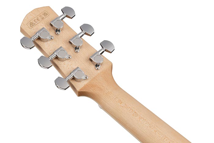 Back of the AAM370M2E-AIB's headstock