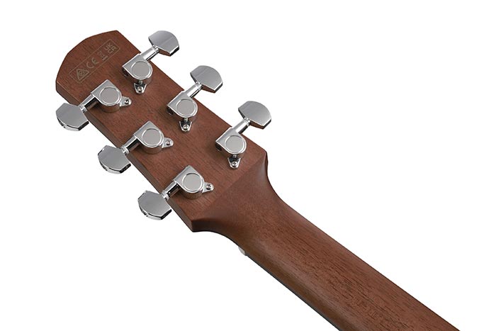 Back of the AAM380CE-NT's headstock