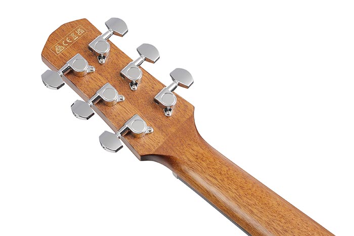 Back of the AAM54CE-OPN's headstock