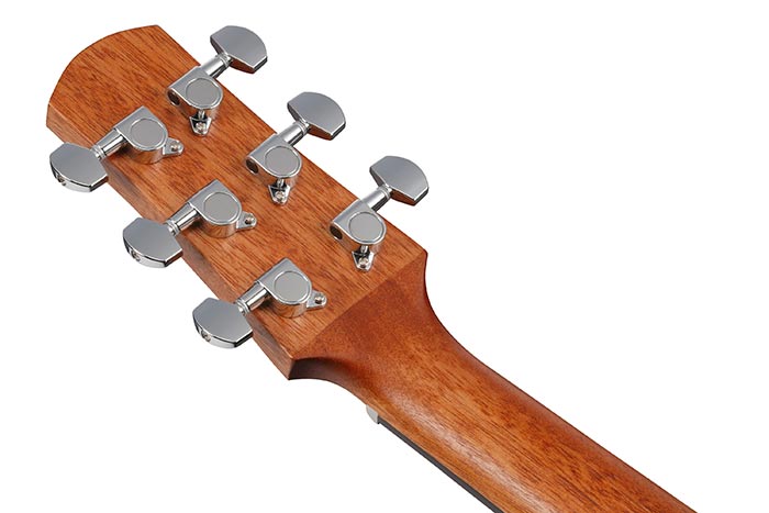 Back of the AAM54-OPN's headstock