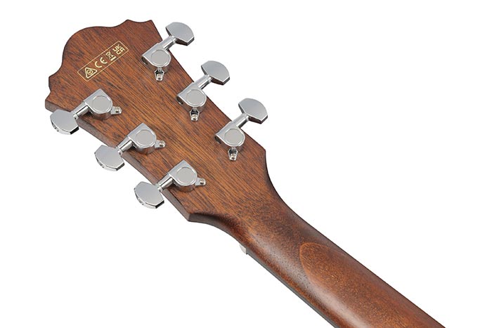 Back of the AE140-WKH's headstock