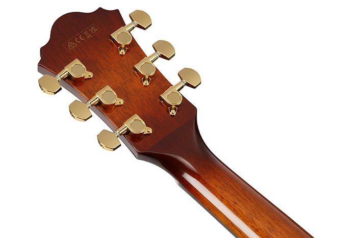 Back of the AE340FMH-MHS's headstock