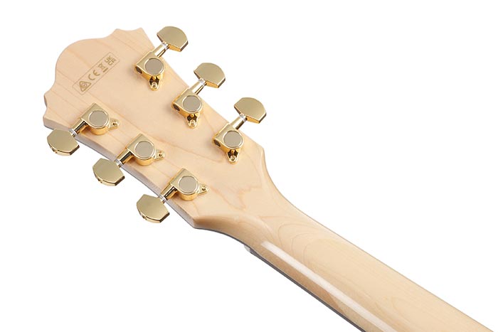 Back of the AE390-NTA's headstock