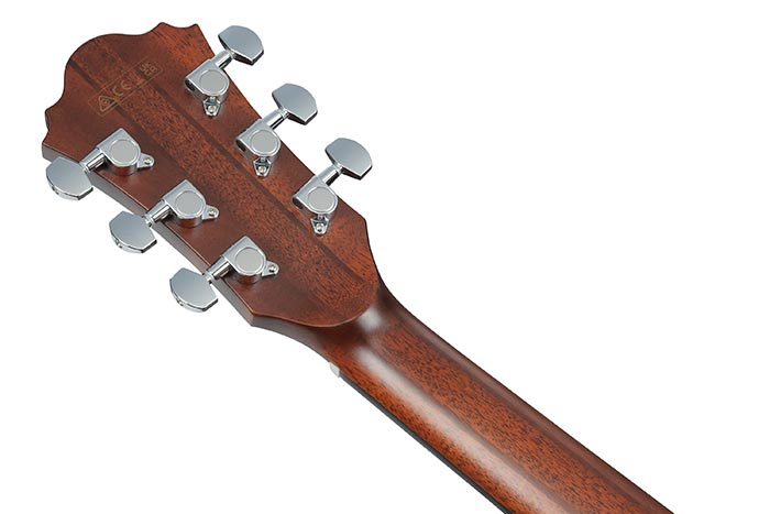 Back of the AE440-LGS's headstock