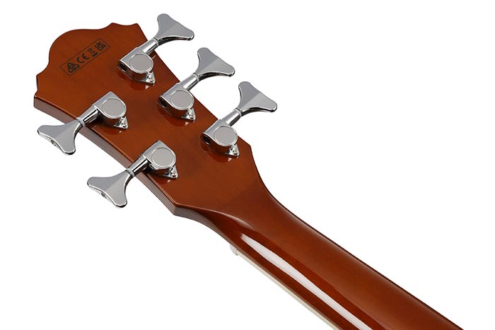 Back of the AEB105E-NT's headstock