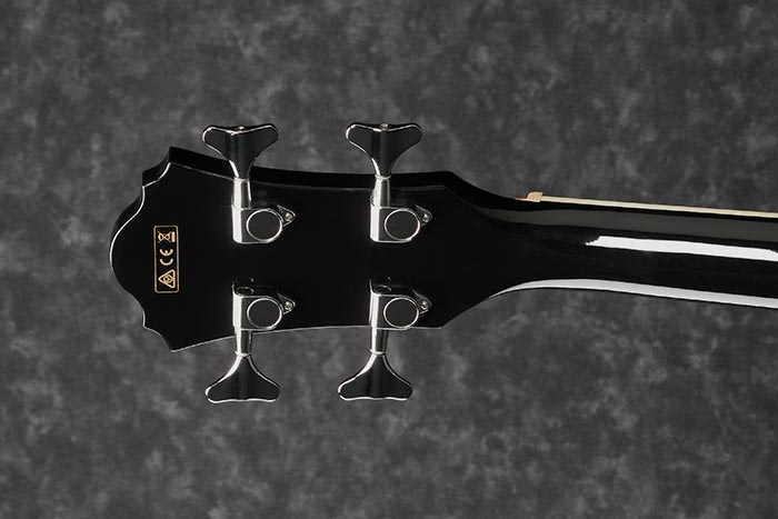 Back of the AEB8E-BK's headstock