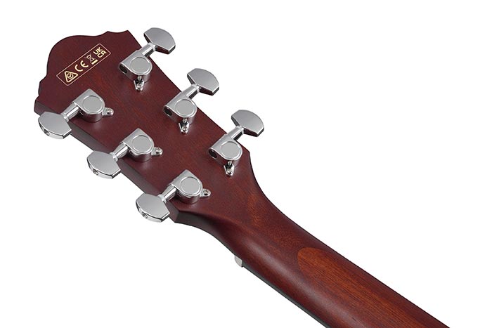 Back of the AEG50-BAM's headstock