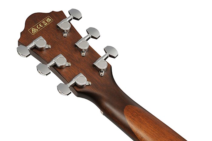 Back of the AEG50-IBH's headstock