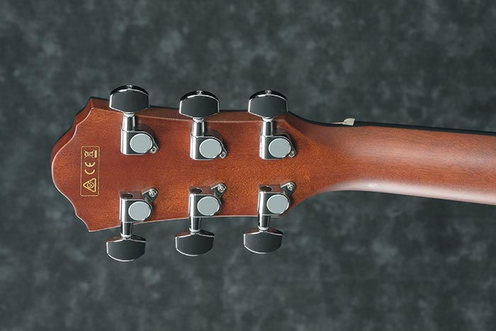 Back of the AEG50-IBH's headstock