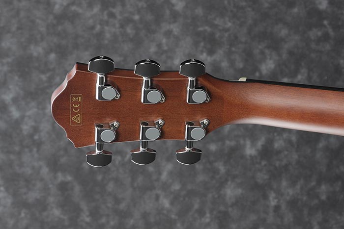 Back of the AEG70L-TIH's headstock