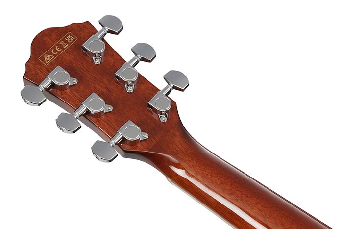 Back of the AEG7MH-VLS's headstock