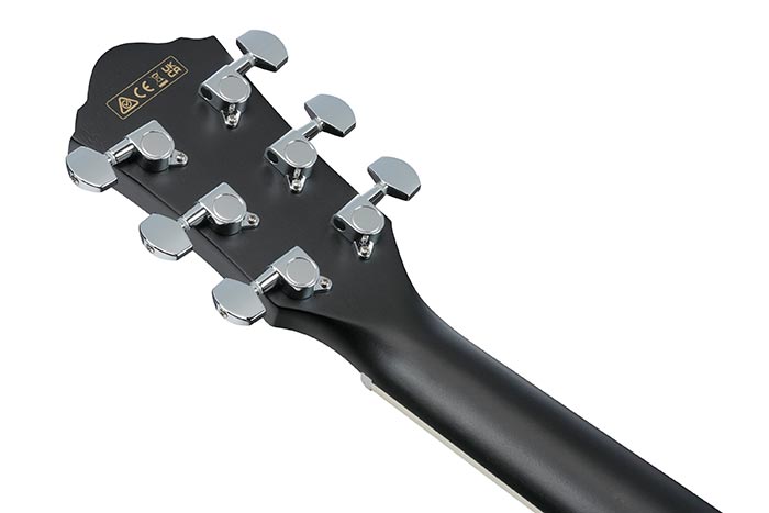 Back of the AEG7MH-WK's headstock