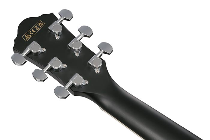 Back of the AEG7MH-WK's headstock