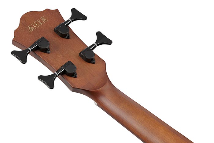 Back of the AEGB24FE-MHS's headstock