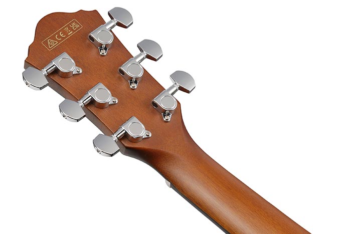 Back of the AEWC11-DVS's headstock