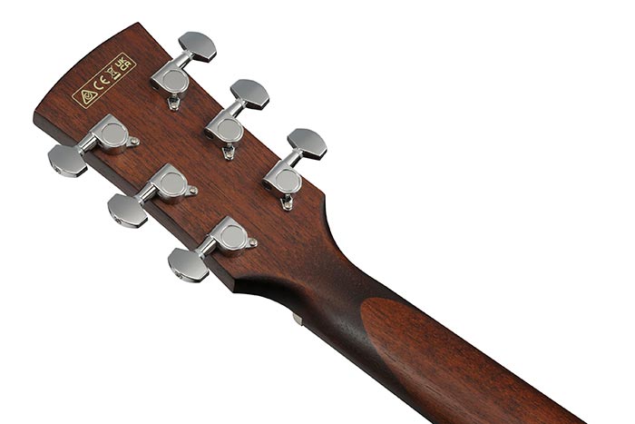Back of the AJ54E-OPN's headstock