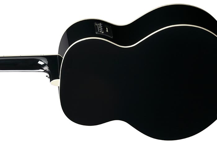 Back of the AJ7012M1E-BK's body