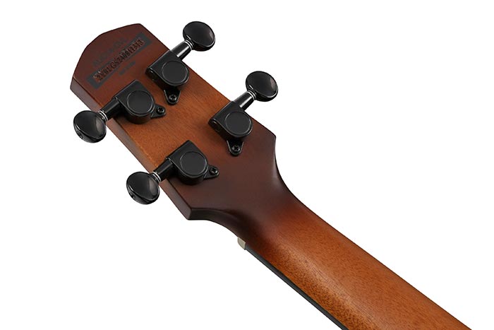 Back of the AUC14-OVL's headstock