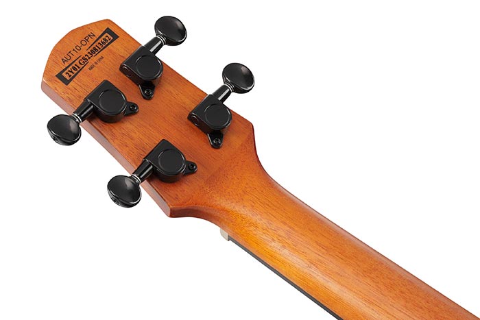 Back of the AUT10-OPN's headstock