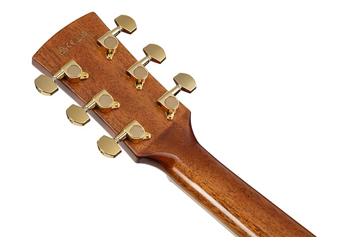 Back of the AW391RCE-BKH's headstock