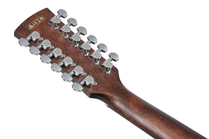 Back of the AW5412CE-OPN's headstock