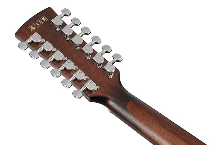 Back of the AW5412CE-OPN's headstock