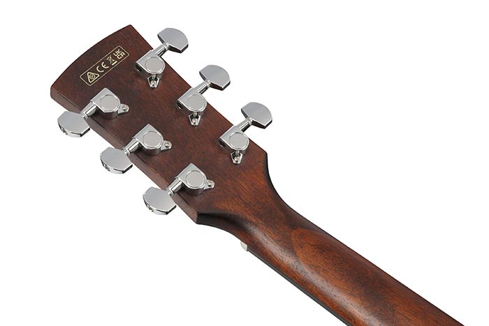 Back of the AW54CE-OPN's headstock