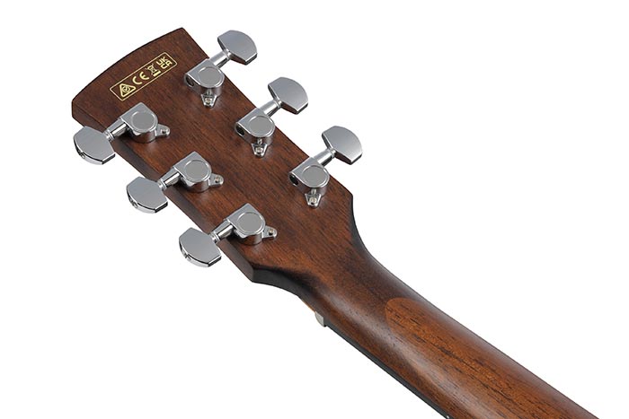 Back of the AW54LCE-OPN's headstock