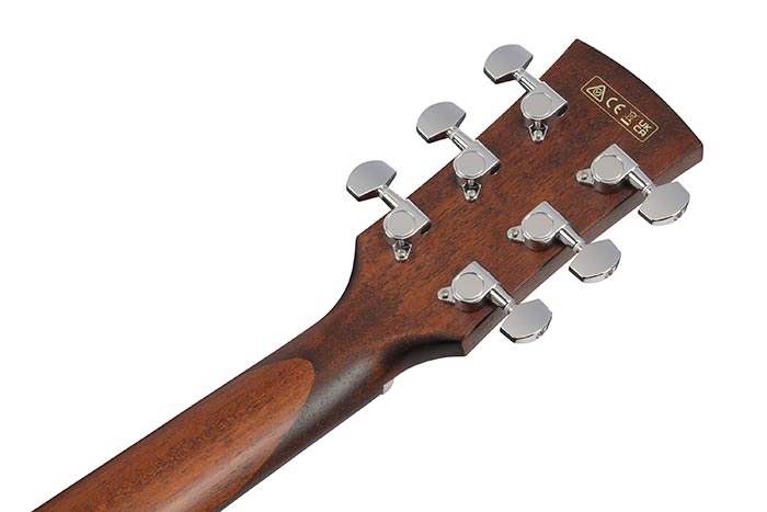 Back of the AW54LCE-OPN's headstock