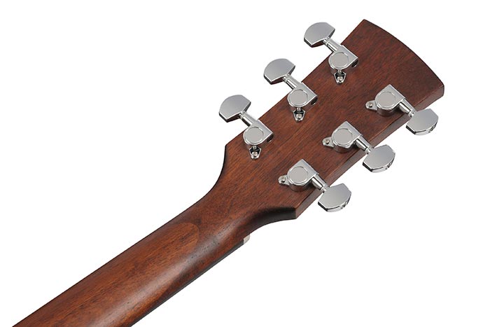 Back of the AW54L-OPN's headstock