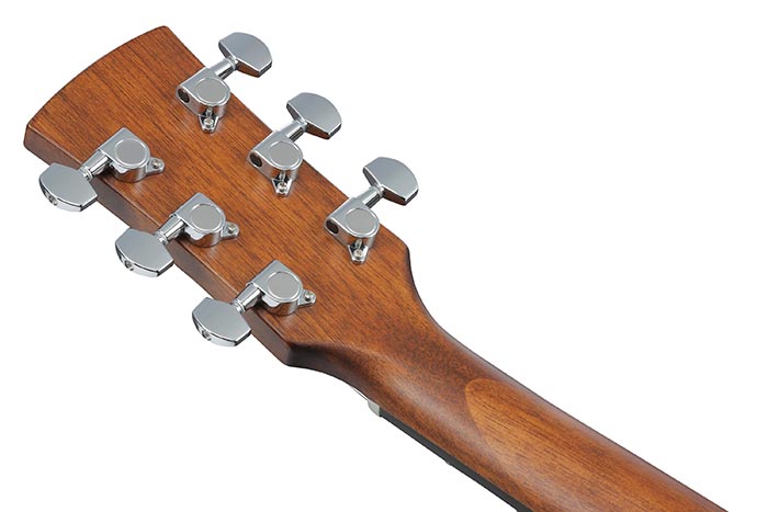 Back of the AW65-LG's headstock