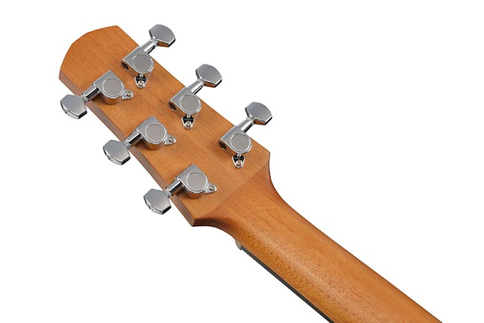 Back of the EWP14-OPN's headstock