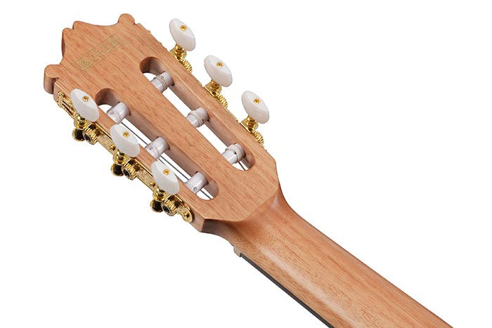Back of the GA34STCE-NT's headstock