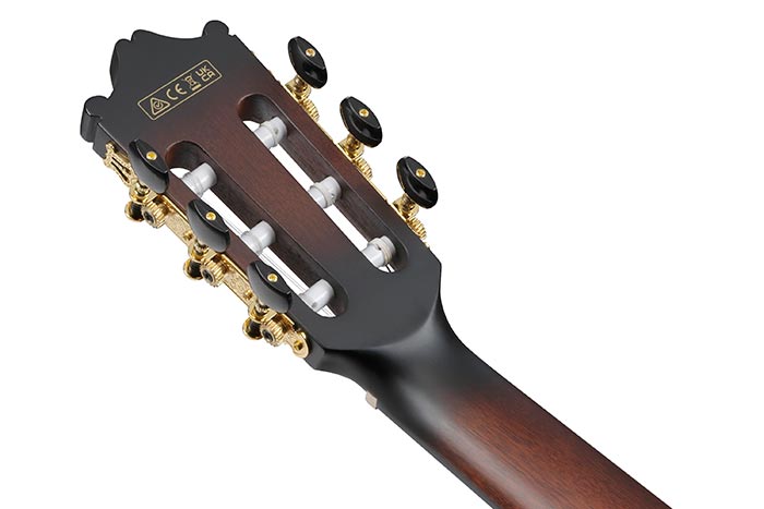 Back of the GA35TCE-DVS's headstock