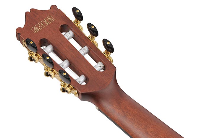 Back of the GA35TCE-SRR's headstock