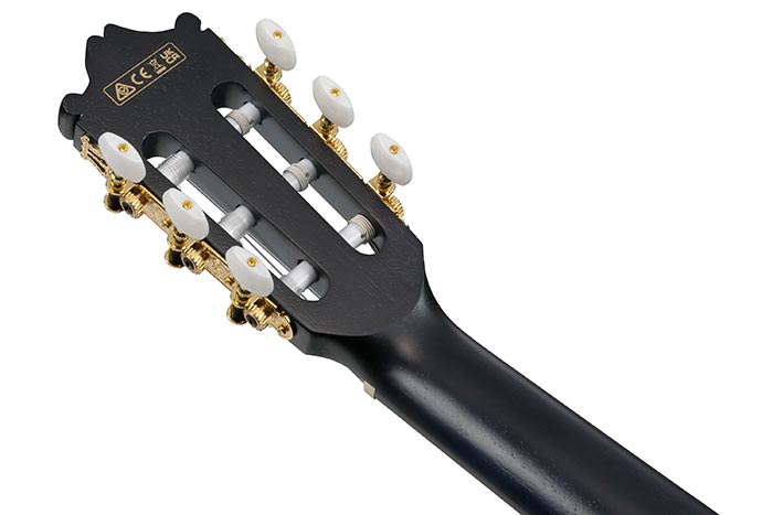 Back of the GA5FMTCE-OB's headstock