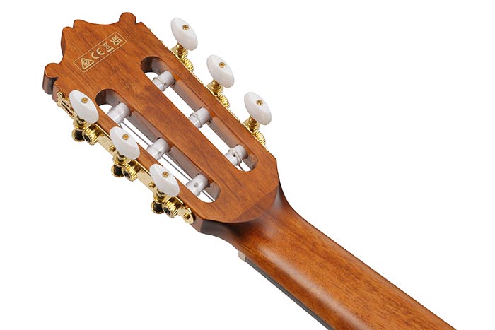 Back of the GA5TCE3Q-AM's headstock