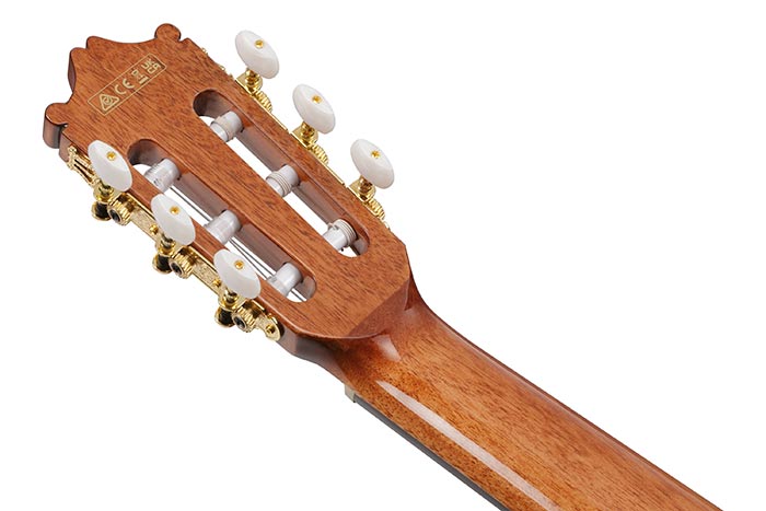 Back of the GA6CE-AM's headstock