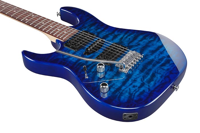 Ibanez GRX70QATBB Guitare électrique Bleu : : Instruments de  musique, scène et studio