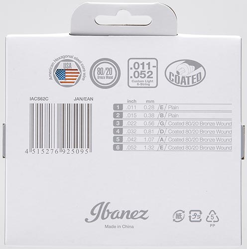 Back of the package of the IACS62C (Coated)