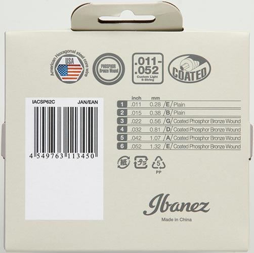 Back of the package of the IACSP62C (Coated)