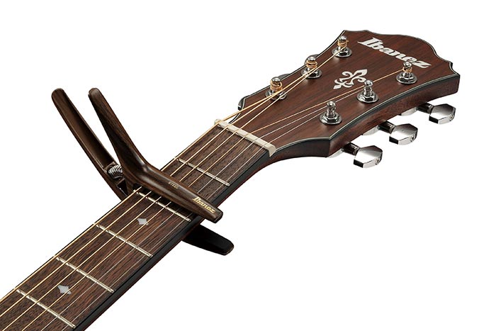 Ibanez IGC10W Capodastre Léger Pour Guitare Acoustique & Électrique – Stabilité Parfaite & Facile à Utiliser